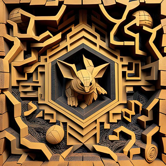 3D model Hassle in the Castle Zubats Mansion A Dangerous Labyrin (STL)